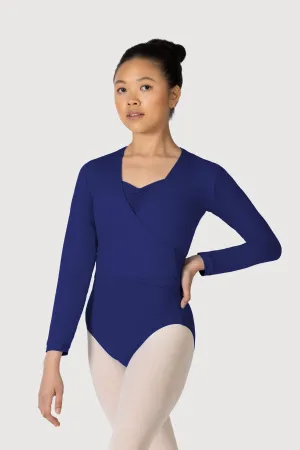 Z0858L - Bloch Overture Crossover Womens Long Sleeve Wrap Top