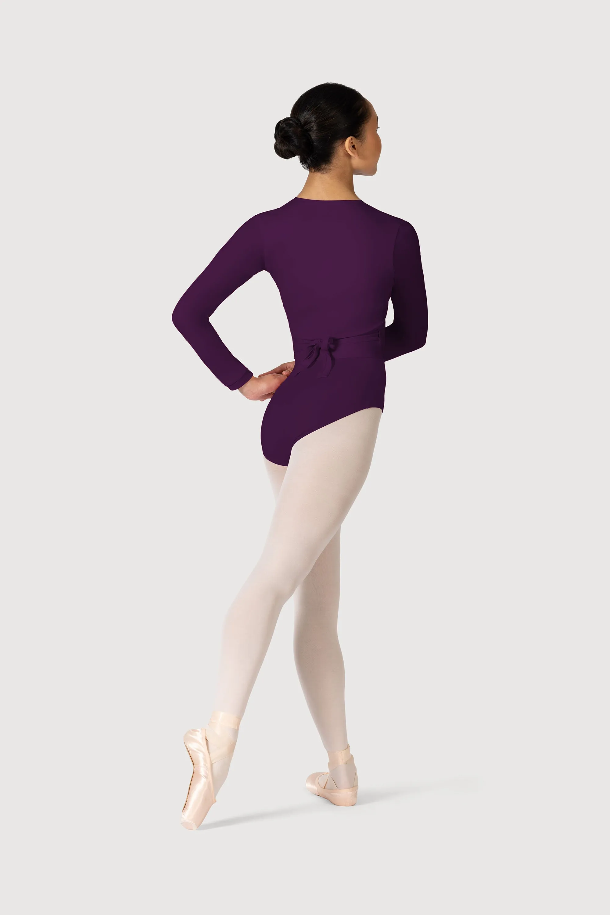 Z0858L - Bloch Overture Crossover Womens Long Sleeve Wrap Top