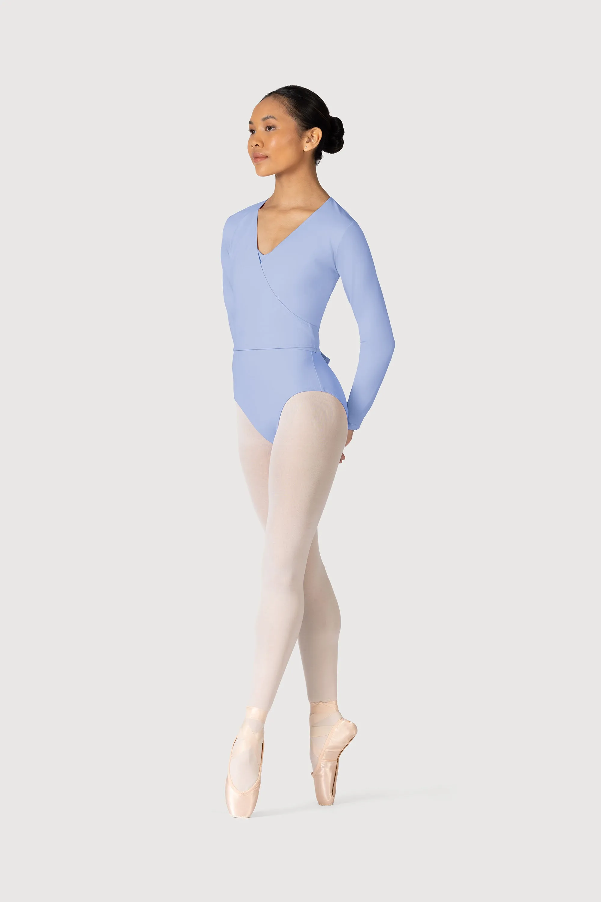 Z0858L - Bloch Overture Crossover Womens Long Sleeve Wrap Top
