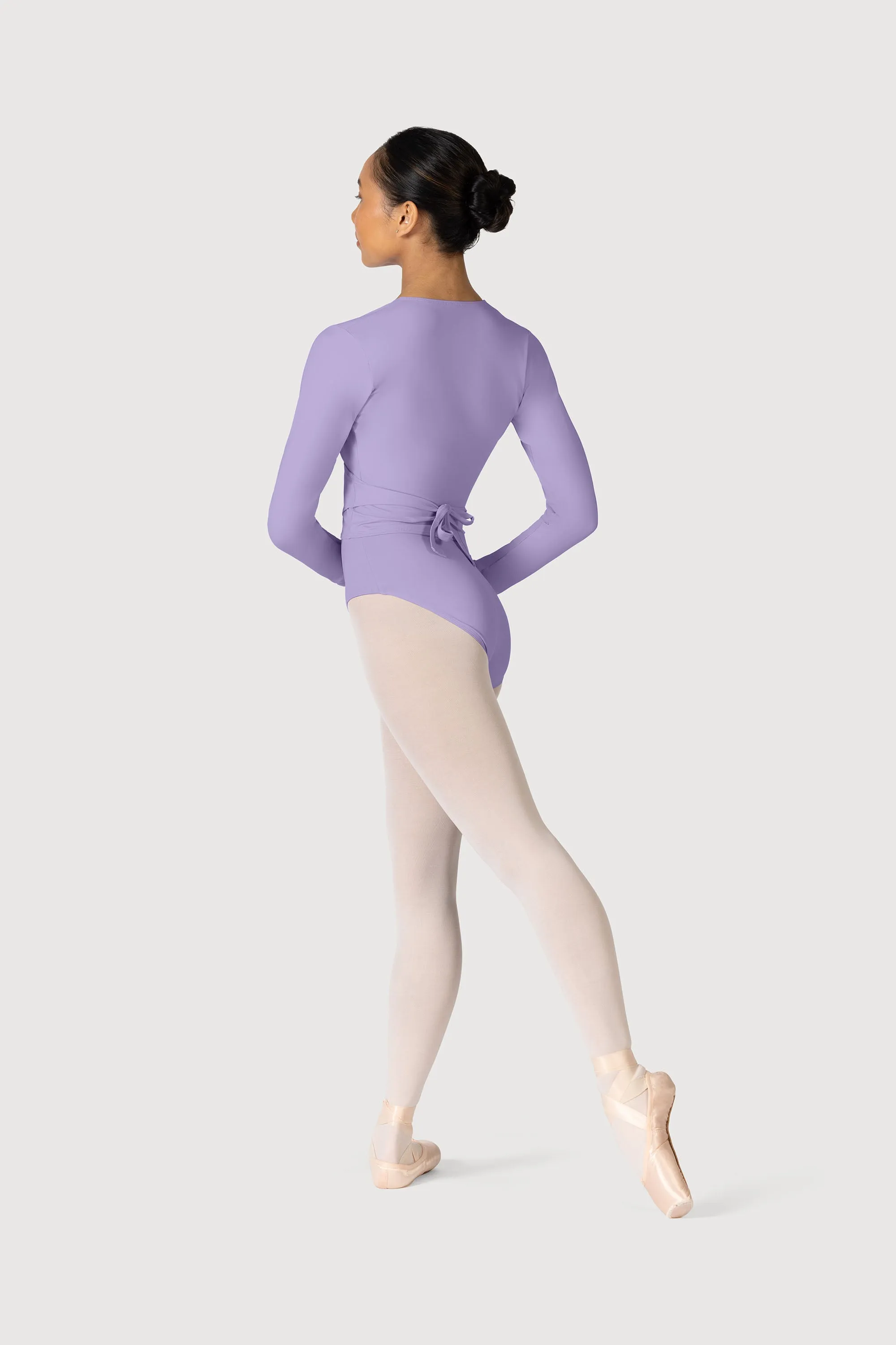 Z0858L - Bloch Overture Crossover Womens Long Sleeve Wrap Top