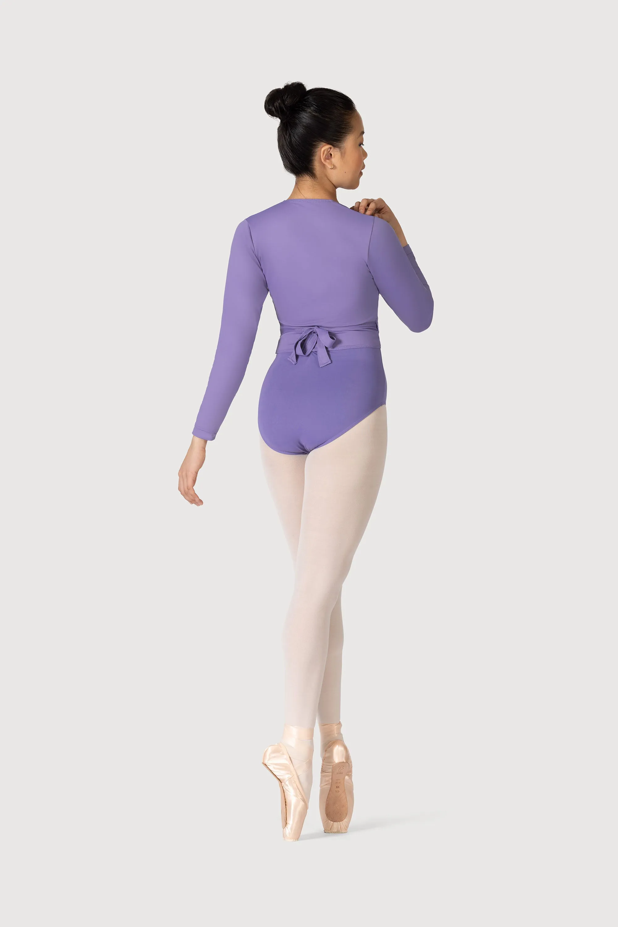 Z0858L - Bloch Overture Crossover Womens Long Sleeve Wrap Top