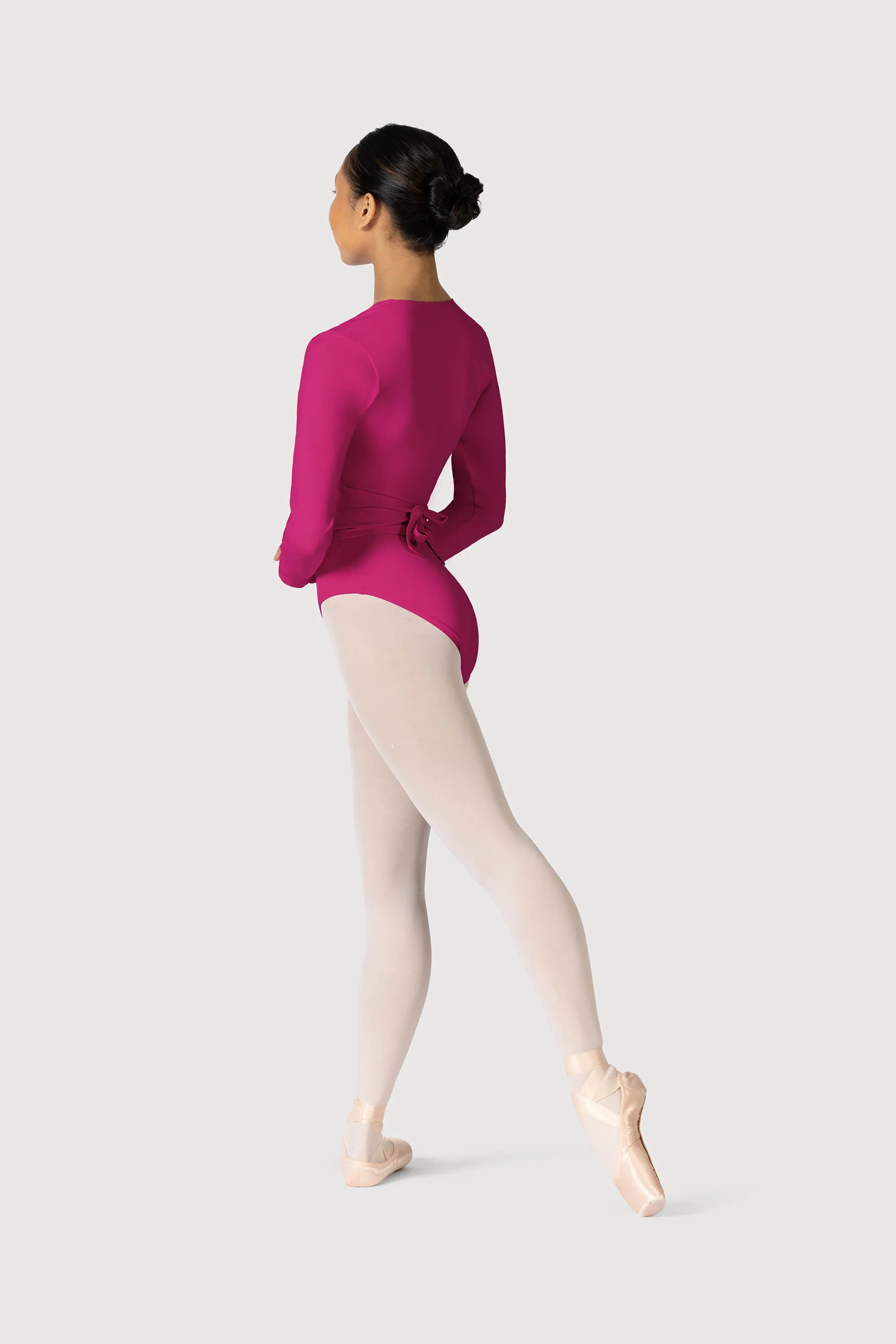 Z0858L - Bloch Overture Crossover Womens Long Sleeve Wrap Top