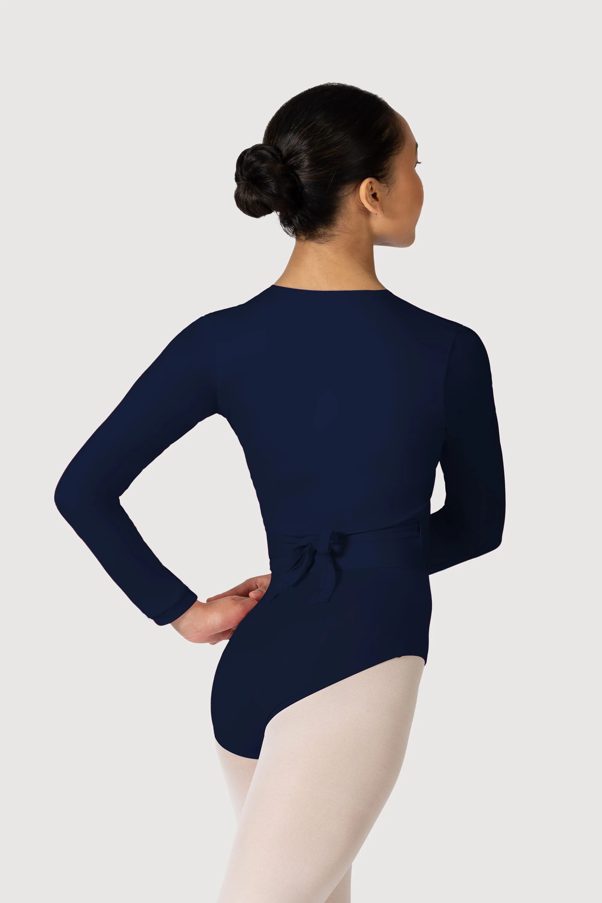 Z0858L - Bloch Overture Crossover Womens Long Sleeve Wrap Top
