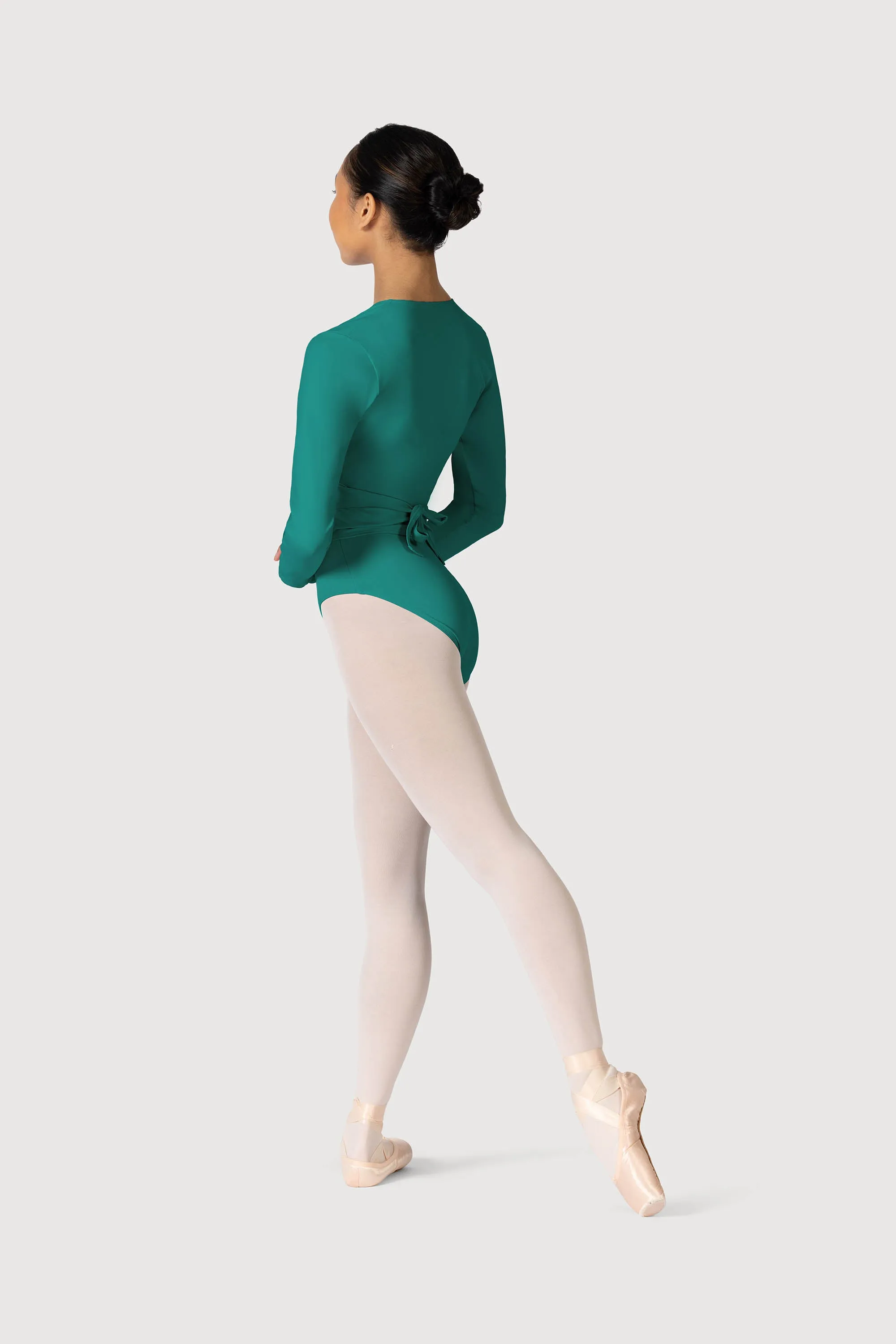 Z0858L - Bloch Overture Crossover Womens Long Sleeve Wrap Top