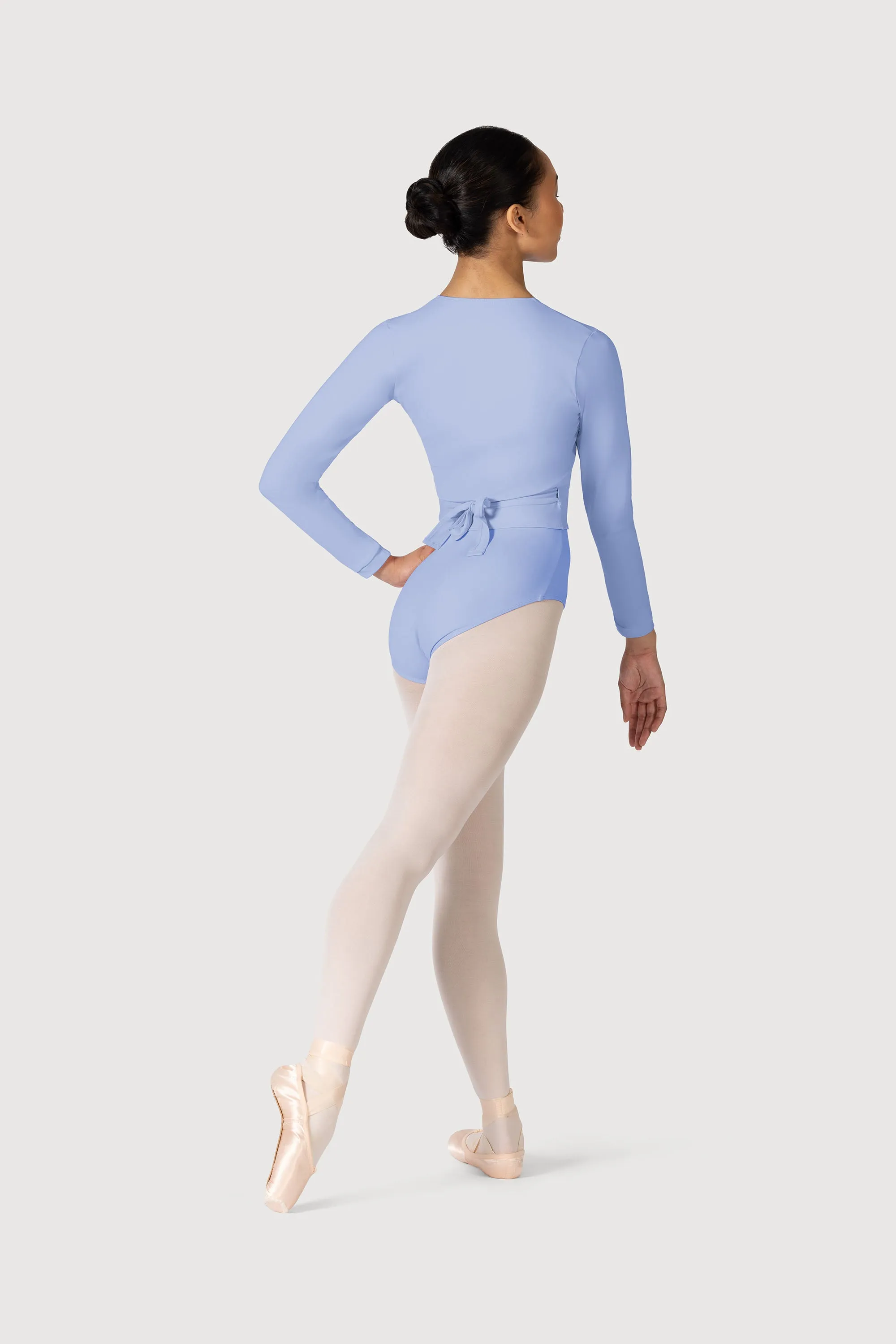Z0858L - Bloch Overture Crossover Womens Long Sleeve Wrap Top