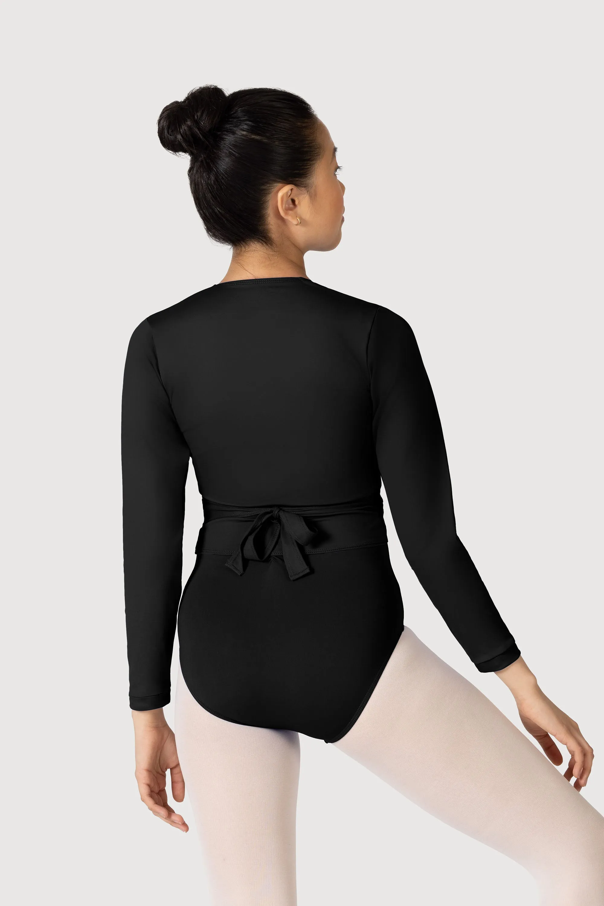 Z0858L - Bloch Overture Crossover Womens Long Sleeve Wrap Top