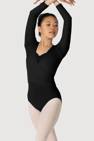 Z0858L - Bloch Overture Crossover Womens Long Sleeve Wrap Top