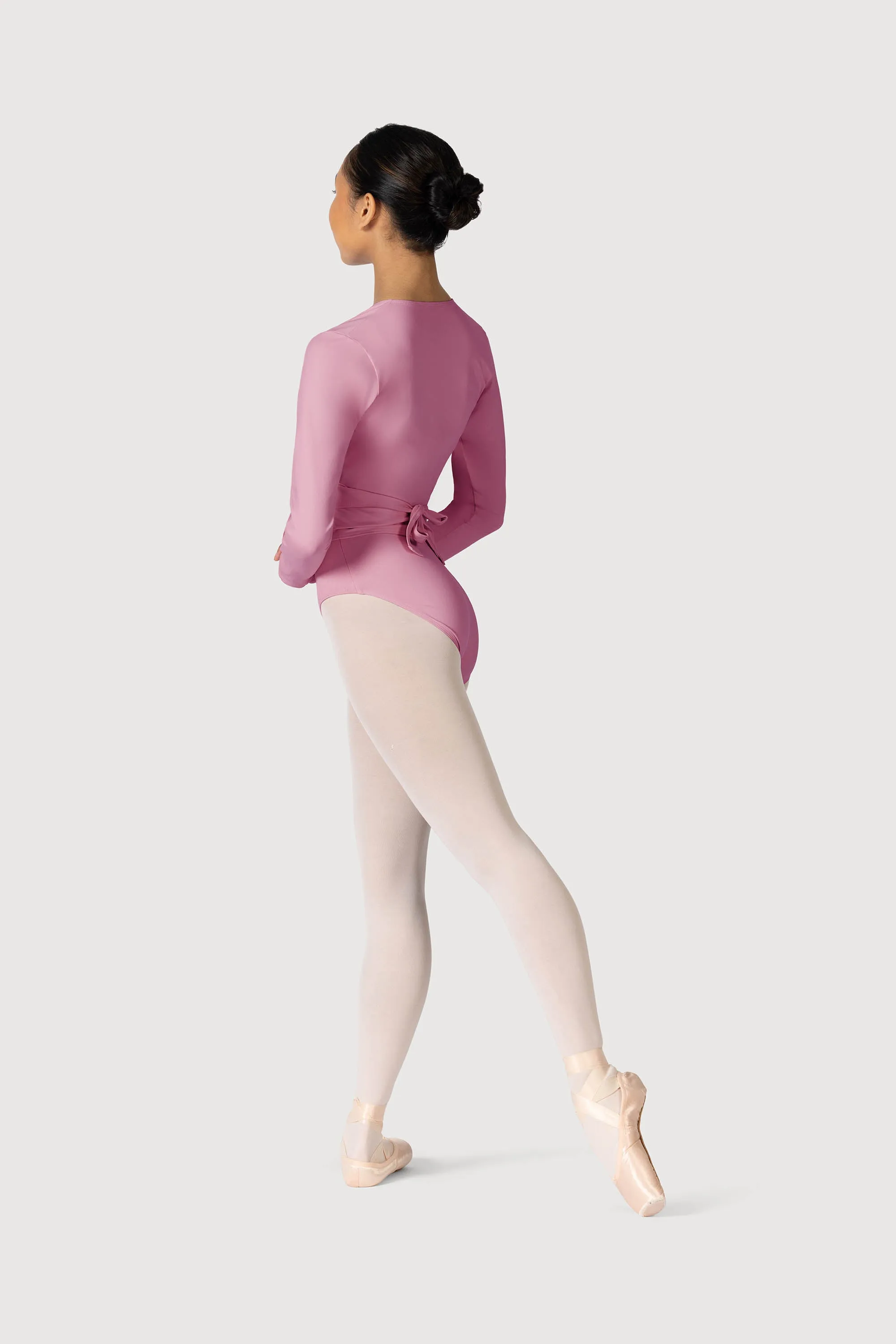 Z0858L - Bloch Overture Crossover Womens Long Sleeve Wrap Top