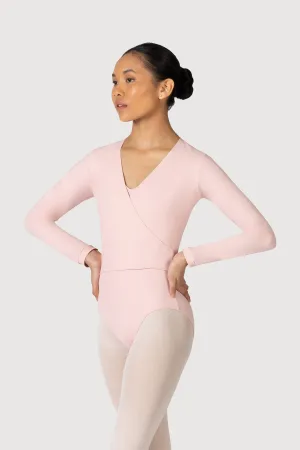 Z0858L - Bloch Overture Crossover Womens Long Sleeve Wrap Top