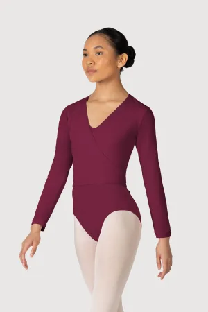 Z0858L - Bloch Overture Crossover Womens Long Sleeve Wrap Top