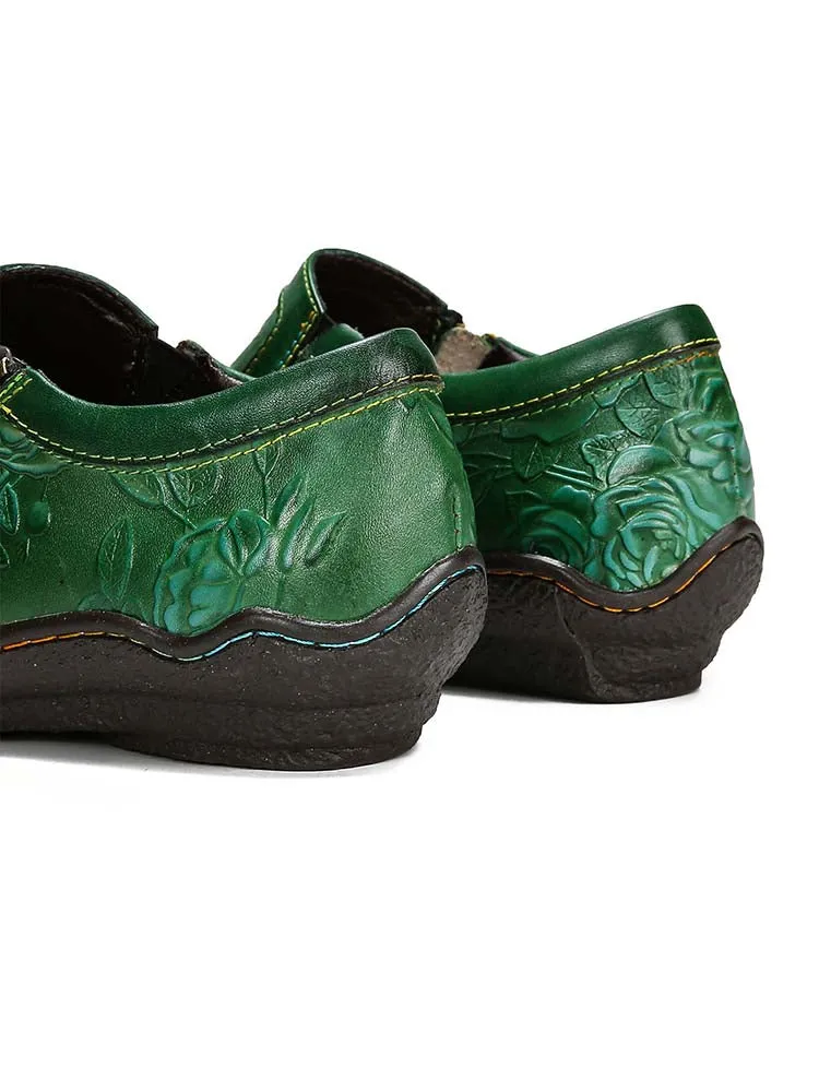 Zayla Handmade Leather Comfy Flat Shoes