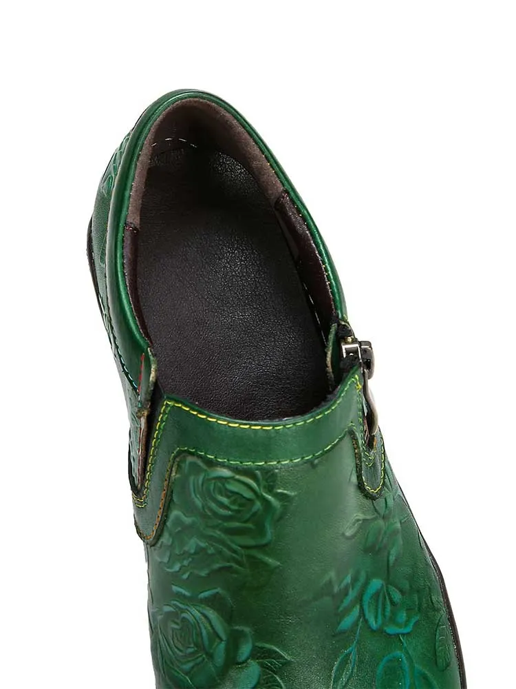 Zayla Handmade Leather Comfy Flat Shoes