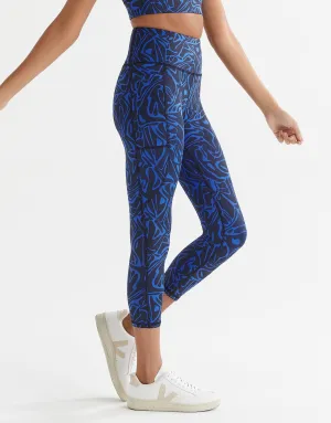 ZOE Air-Core 7/8th Leggings - Blue Swirl